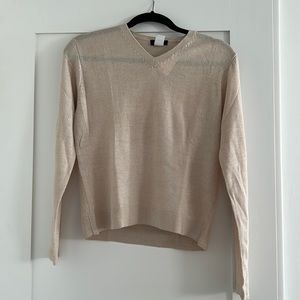 NWT Bisque/beige color, J.Crew sweater, never worn